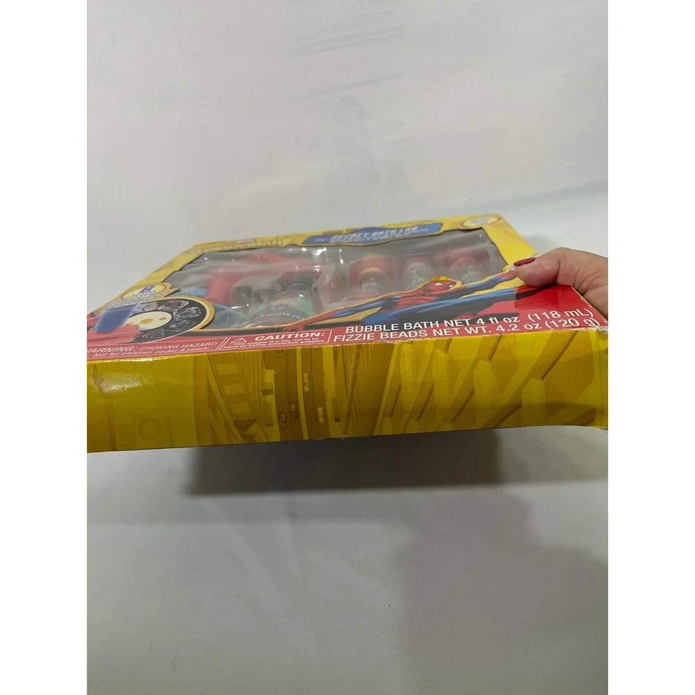 Marvel Spider-Man 2011 Secret Bath Lab Bubble Bath Fizzy‎ Goggles Microscope Kit